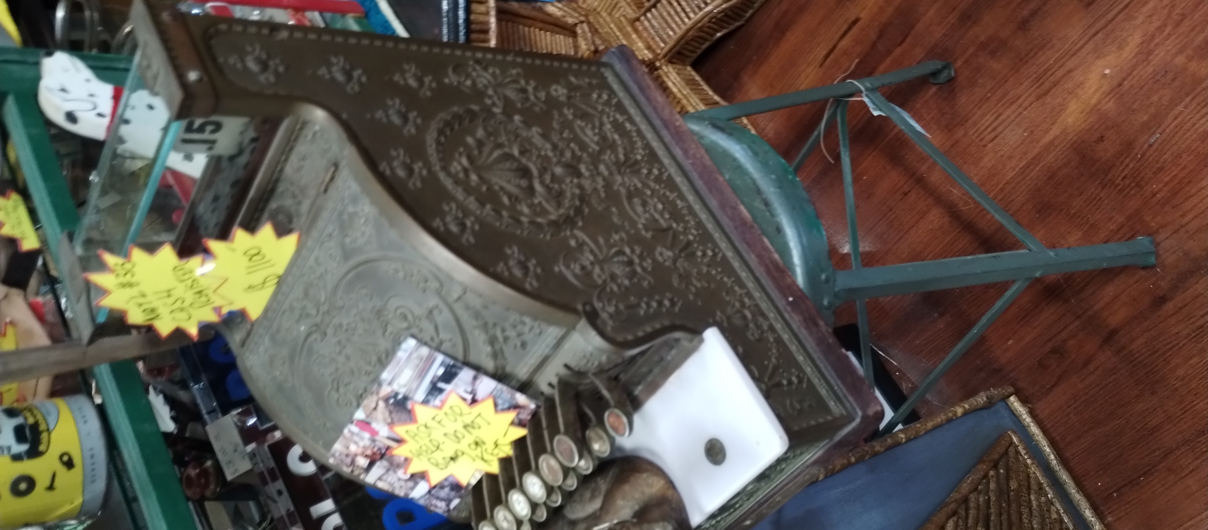 Antique National cash register